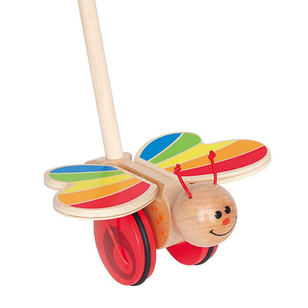 Wooden Push/Pull Along Pal Butterfly - Hape