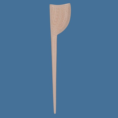 Hair Pin - Bone (17 x 3.3cm)