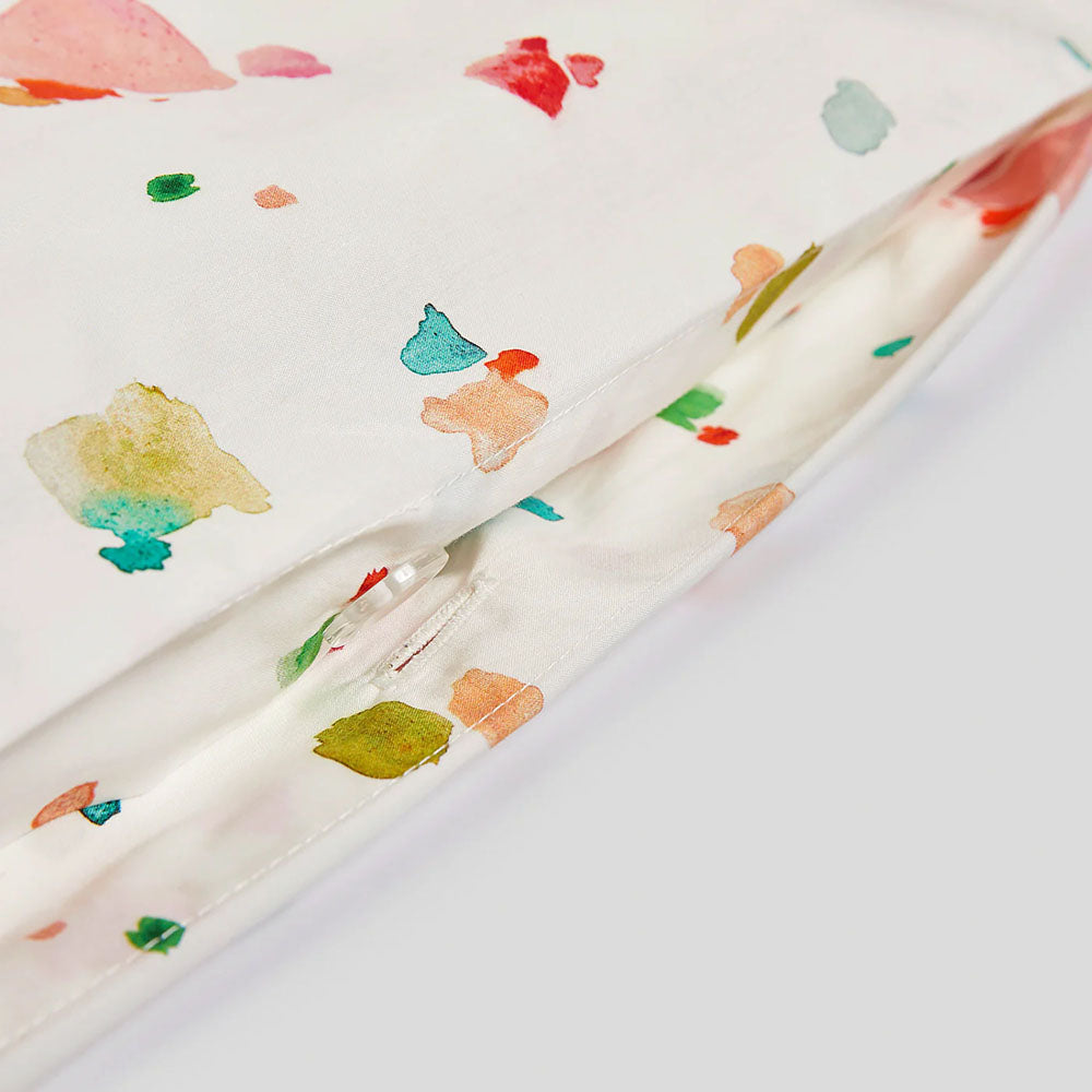 Color Play Organic Cotton Duvet / Quilt Cover Set Single - Bambury