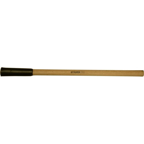 Durable 36" hickory axe handle with plastic collar, ideal for splitting and heavy-duty outdoor tasks.