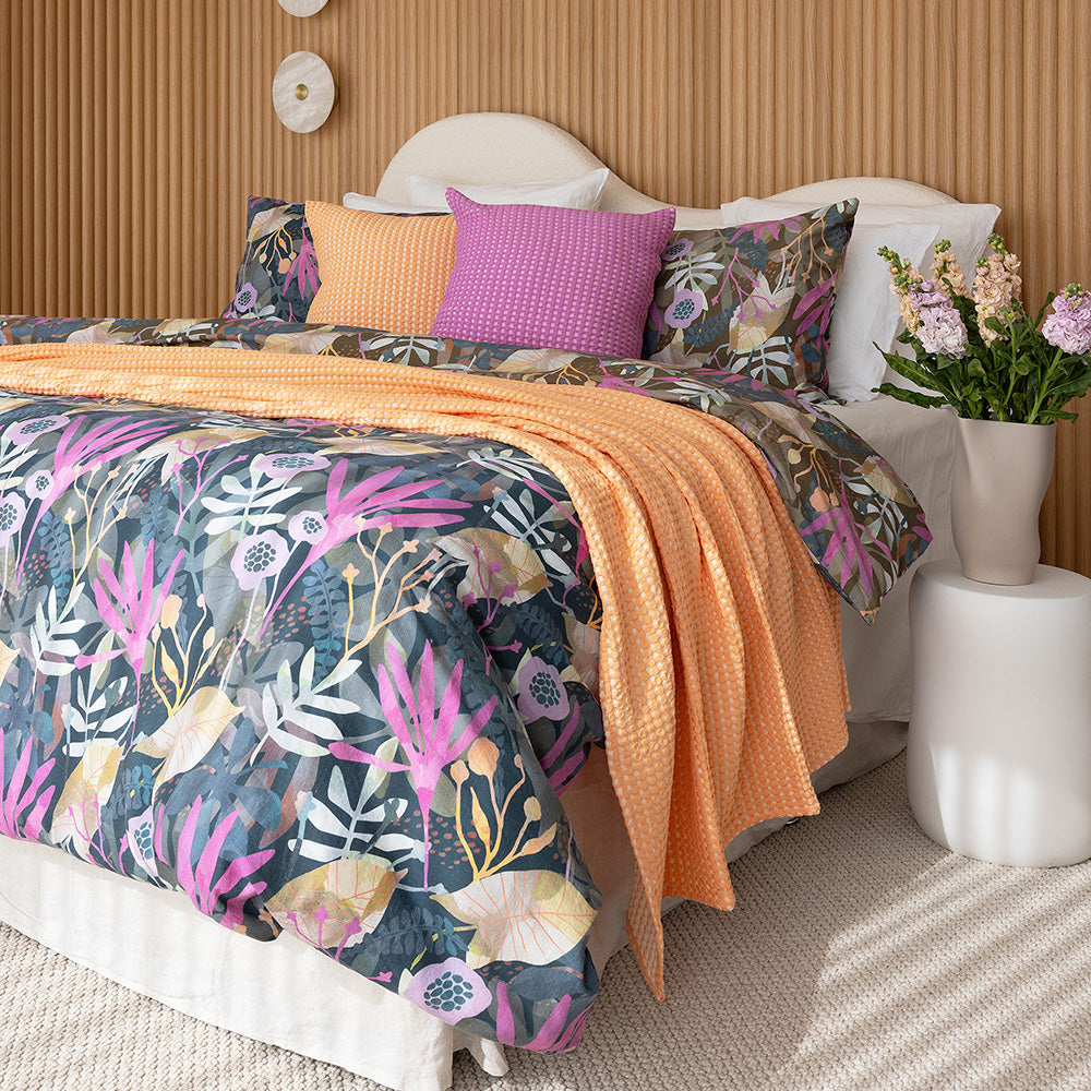 Dora Square Cushion Orchid