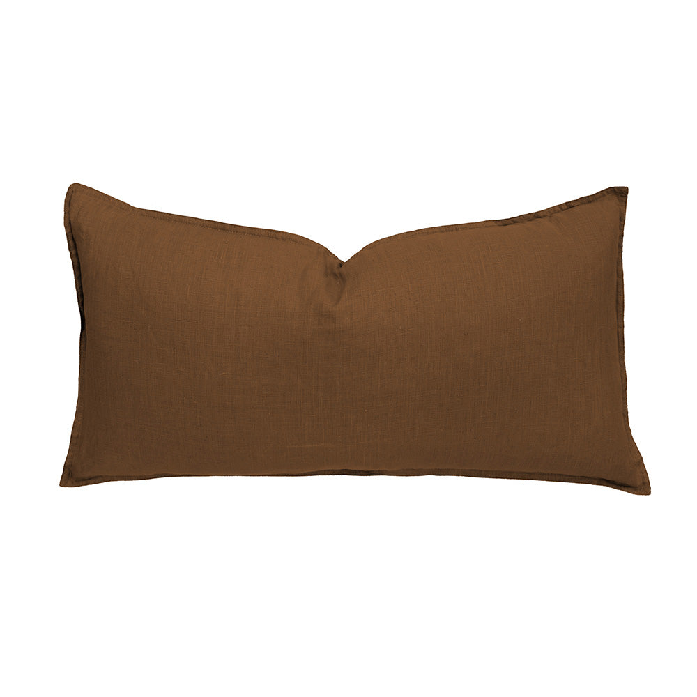 Linen Rectangle Cushion Hazel