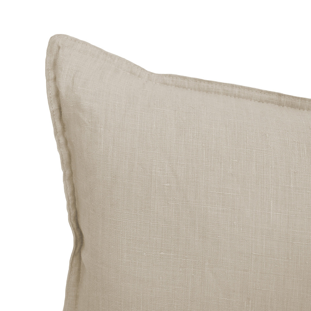 Linen Rectangle Cushion Pebble