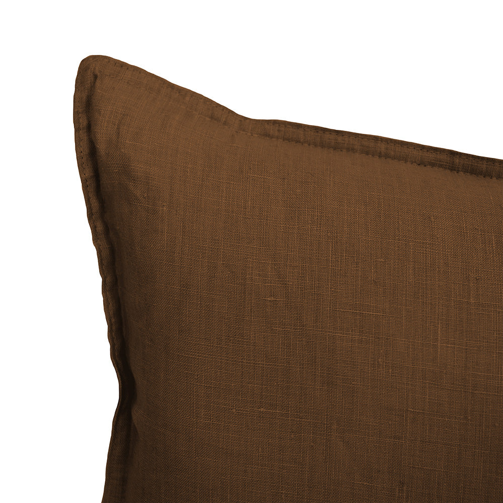 Linen Square Cushion Hazel