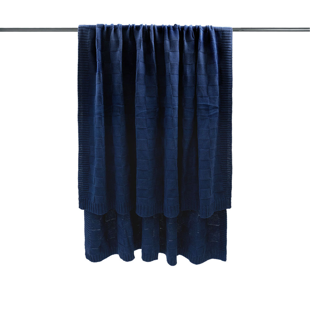 Solomon Throw Navy - BAMBURY