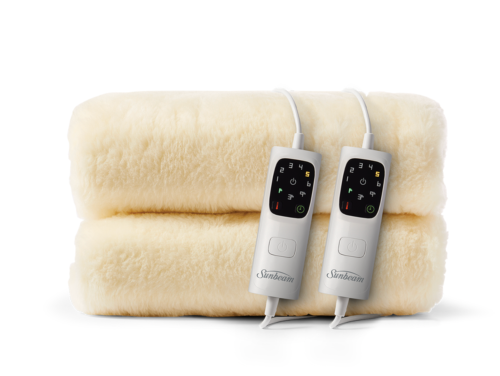 Electric Blanket - SLEEP PERFECT WOOL FLEECE - SUPER KING (180cm x 204cm)