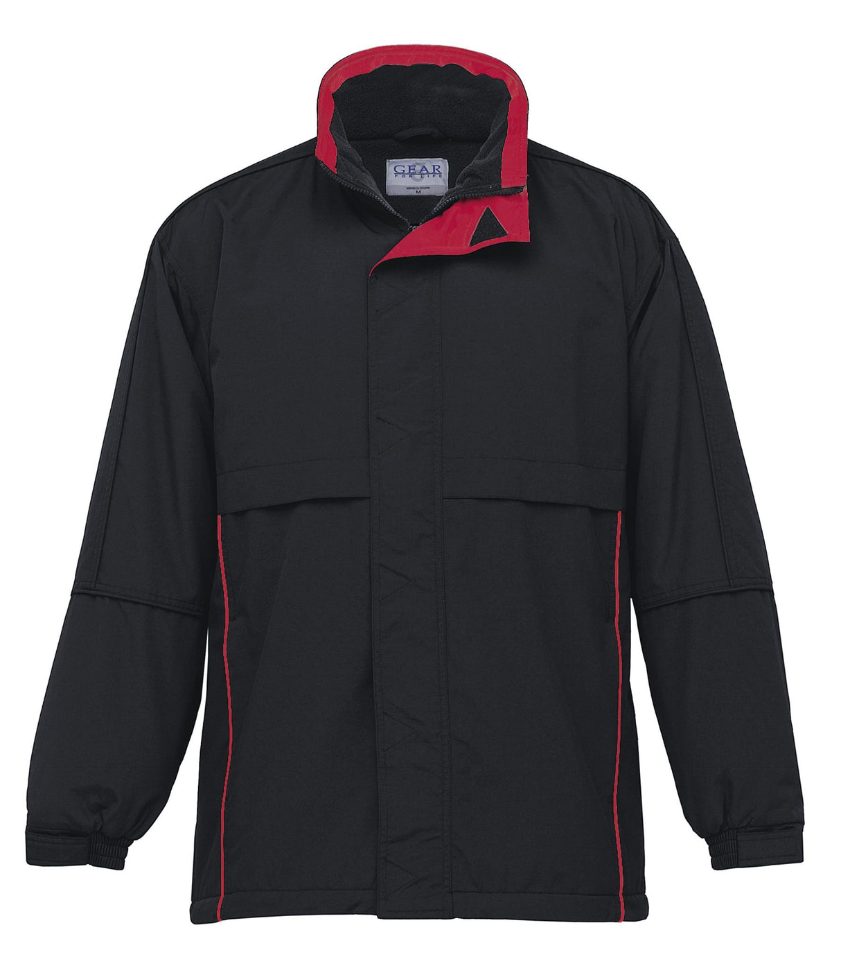 Contrast Basecamp Anorak - black/red - XXL