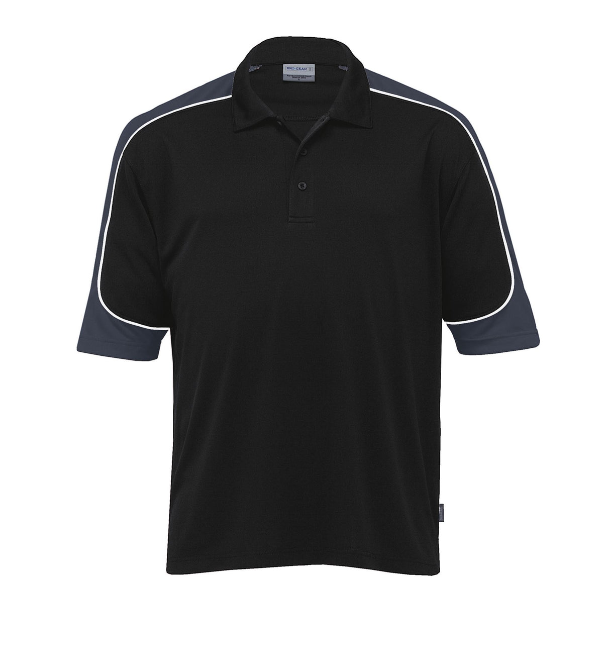 Dri Gear Challenger Polo black/charcoal/white - 3XS
