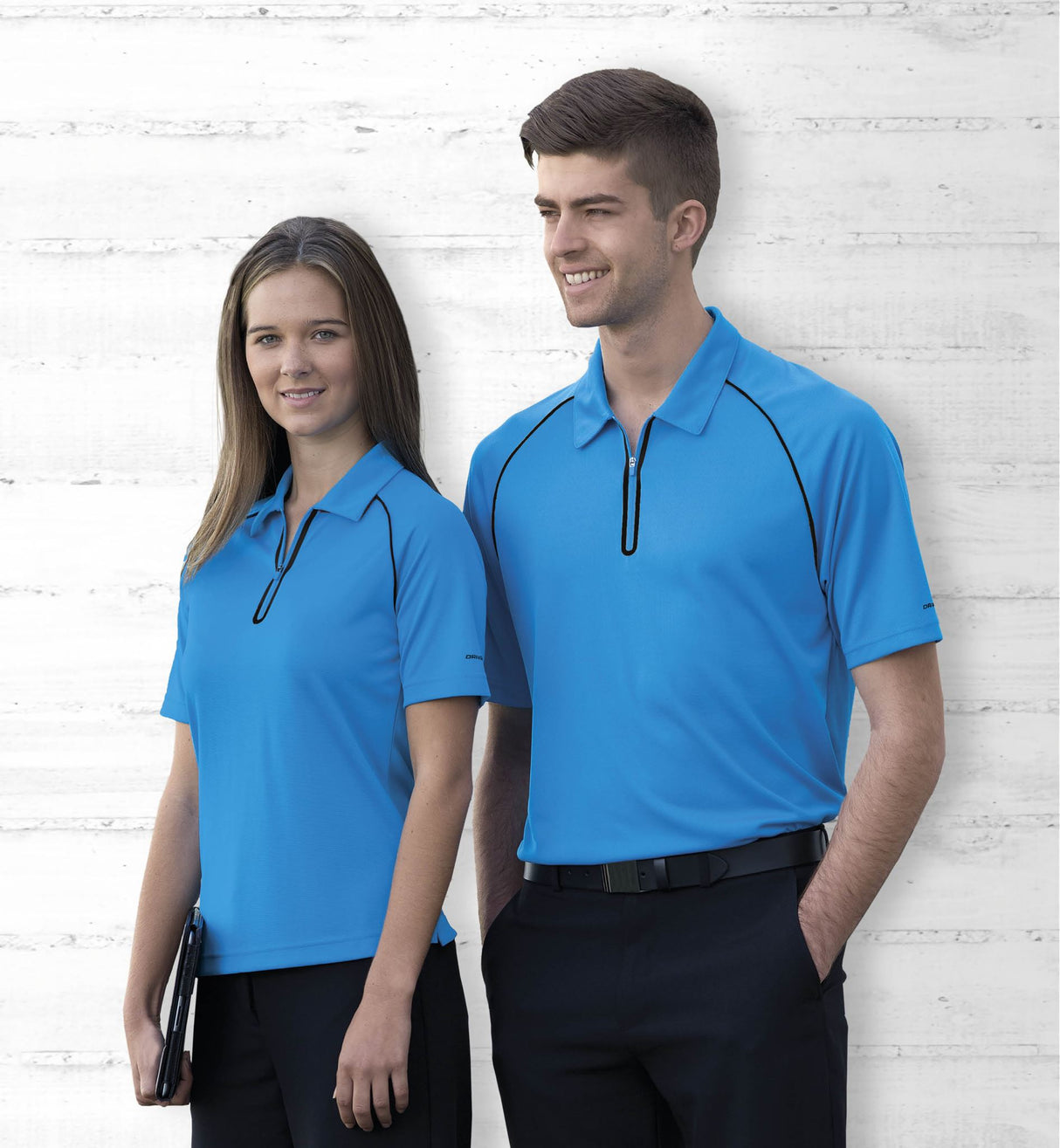 Dri Gear Dimension Polo - Mens - black/aluminium - 5XL