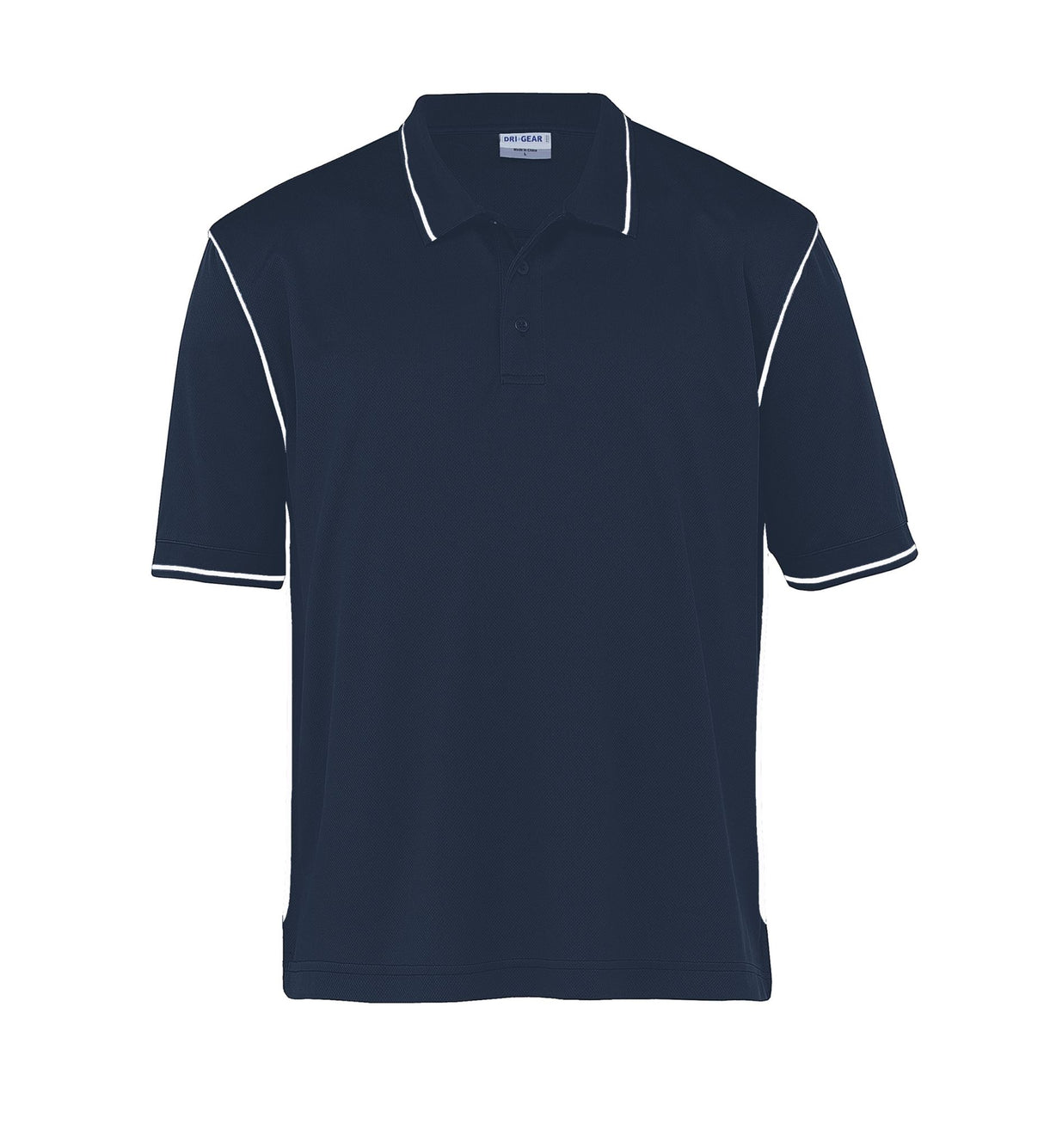Dri Gear Hype Polo - Mens - navy/white - 5XL