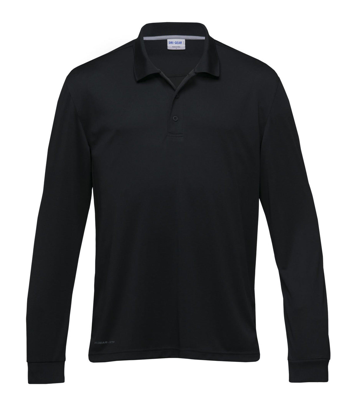 Dri Gear Long Sleeve Axis Polo - black - XS
