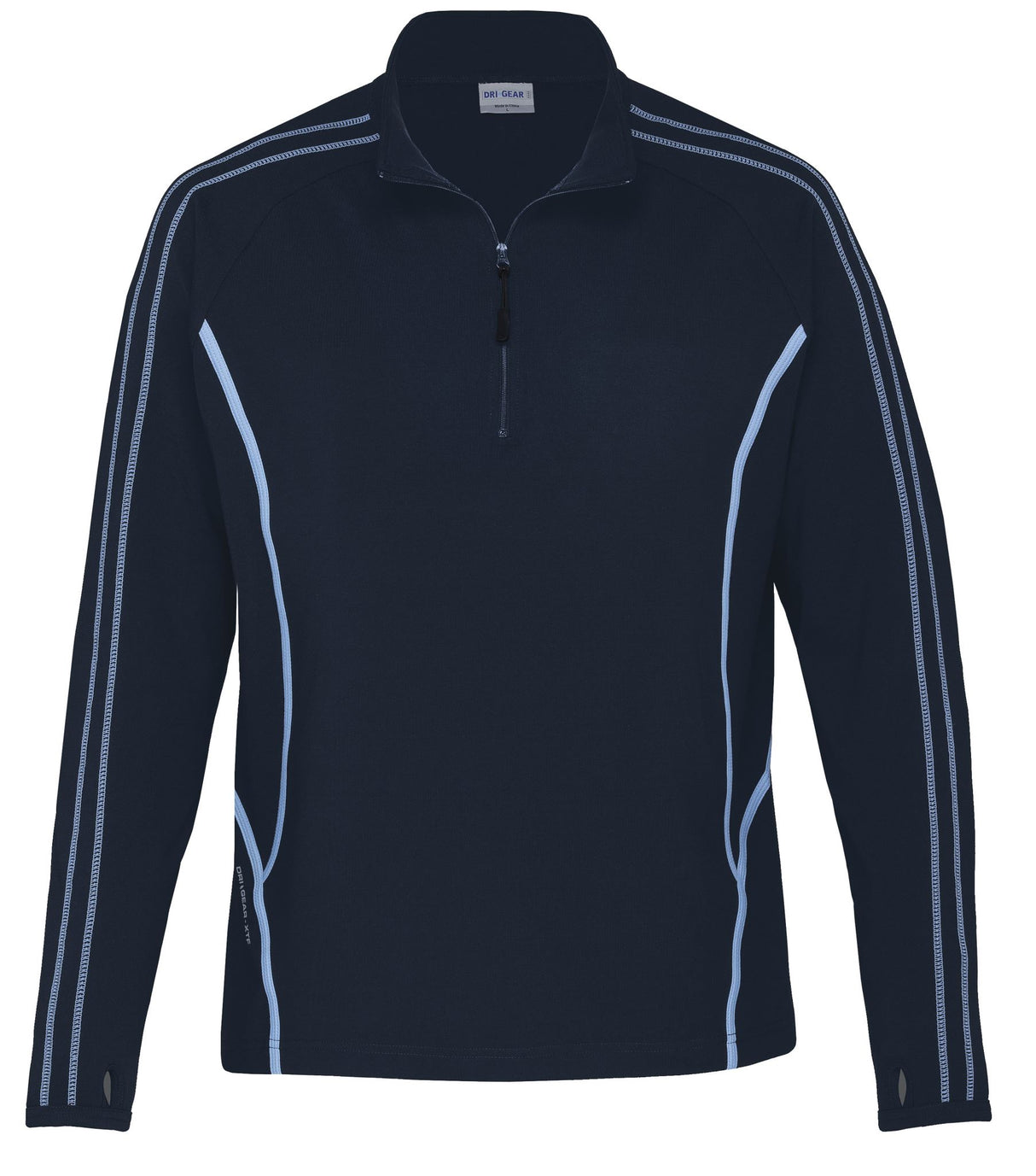 Dri Gear Reflex Zip Pullover - navy/sky - 3XL