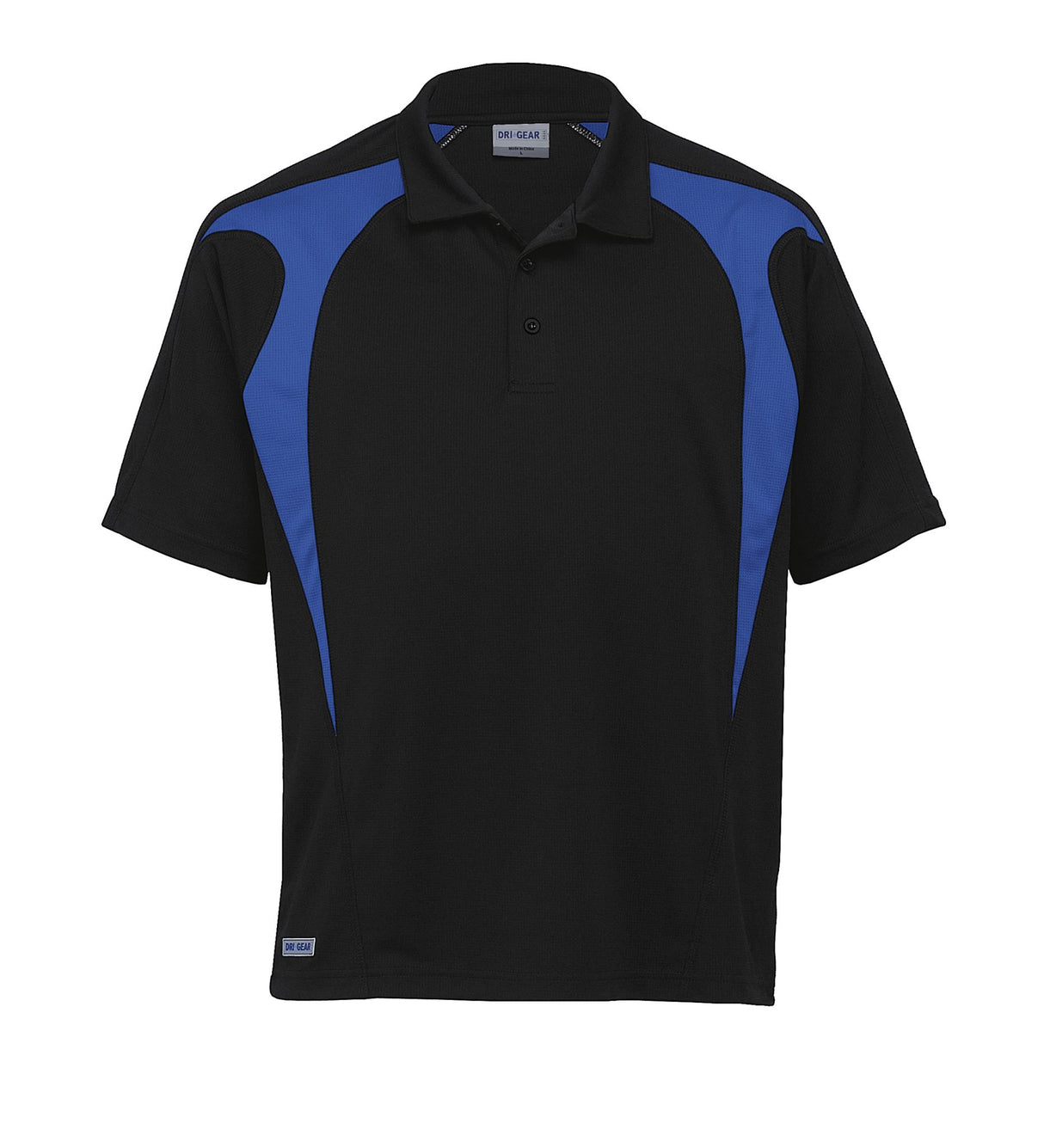 Youth Dri Gear Spliced Zenith Polo YOUTH - black/royal - S