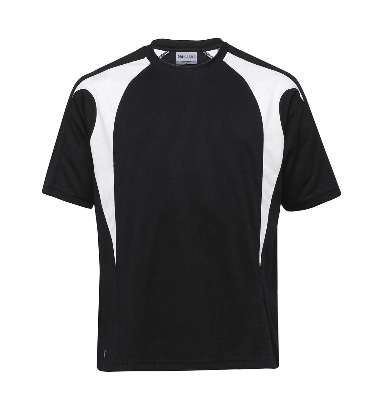 Dri Gear Spliced Zenith Tee black/white - XS