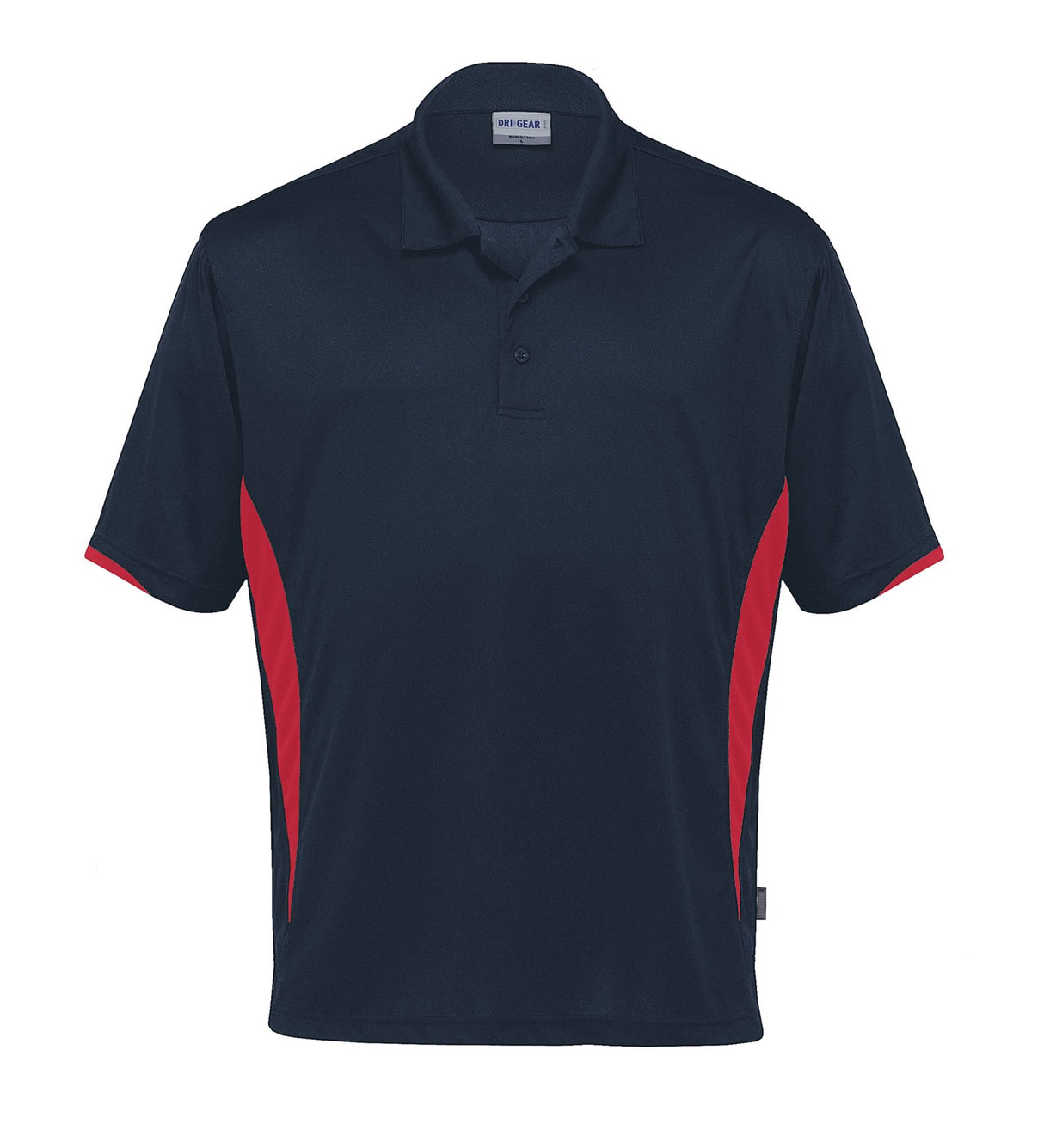 Dri Gear Zone Polo - navy/red - L