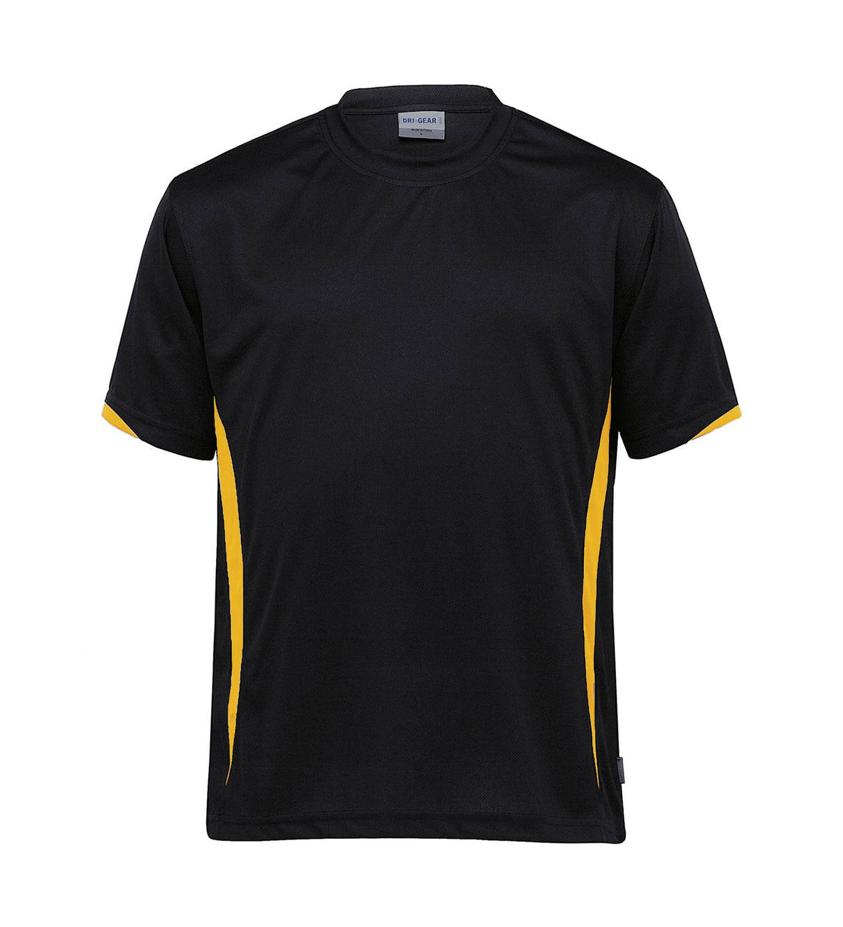 Dri Gear Zone Tee black/gold - 5XL