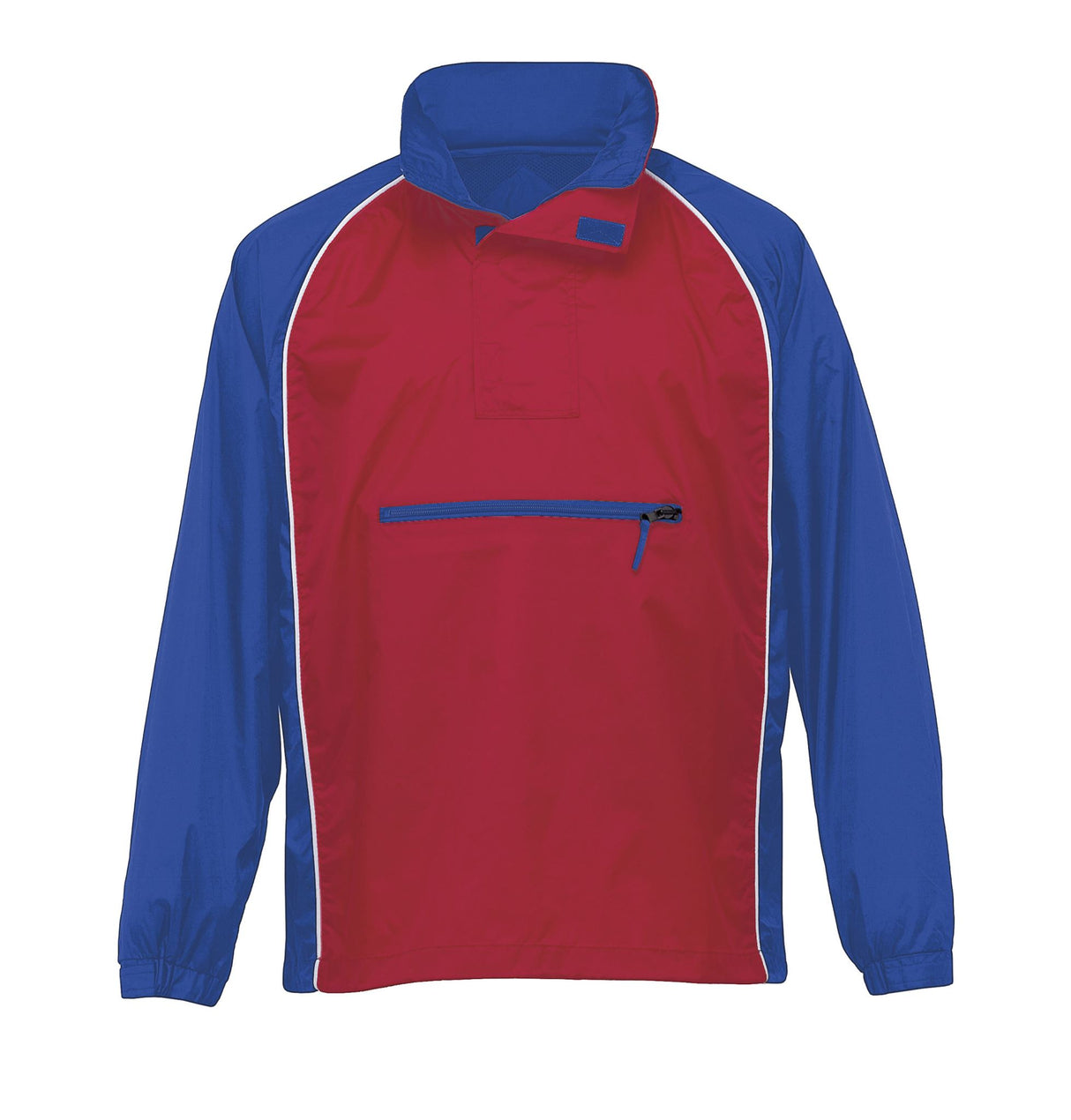 Nylon Jac Pac - royal/red/white - L