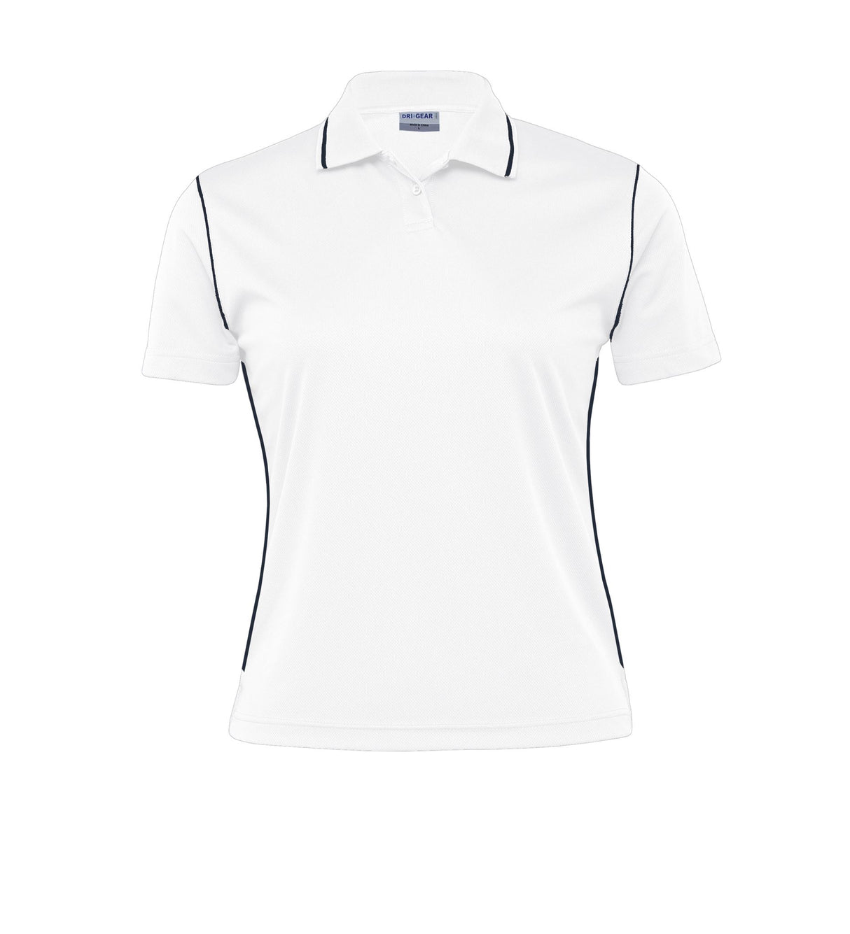 Dri Gear Hype Polo - Womens - white/navy - 18