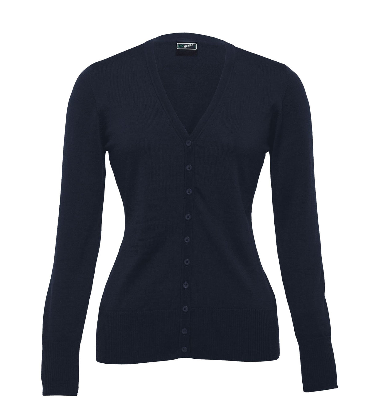Merino Cardigan - Womens - navy - 12
