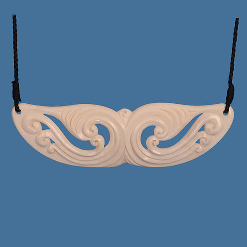 Large Kiwi Koru Charm Pendant Necklace