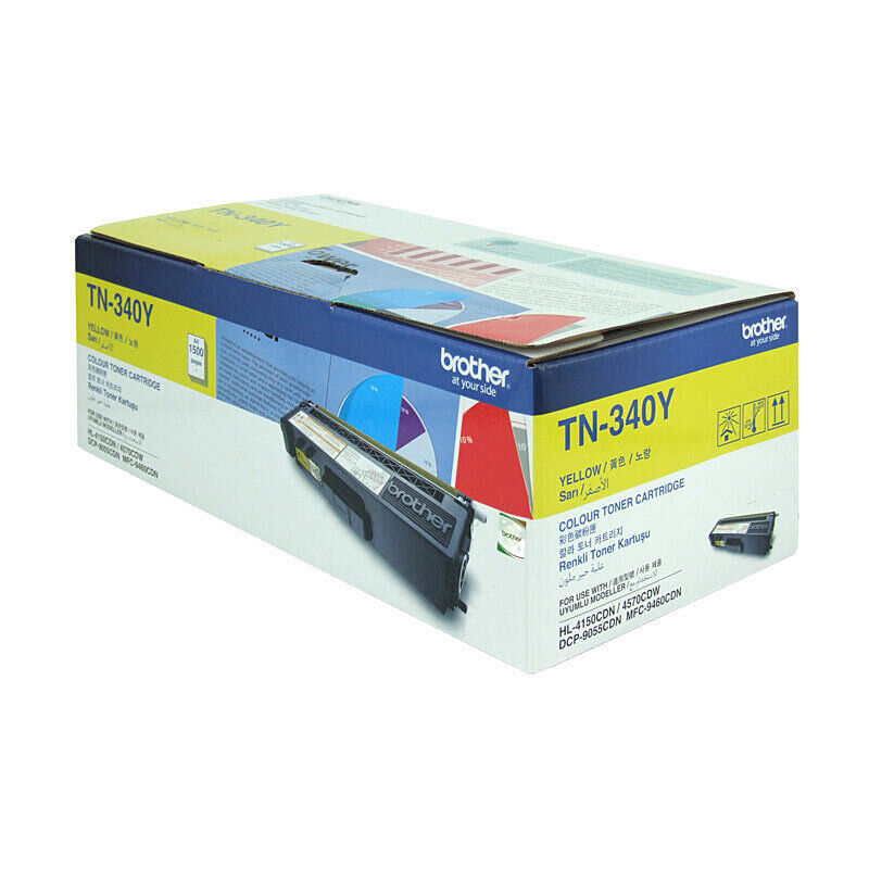 Brother TN340 Yell Toner Cartridge