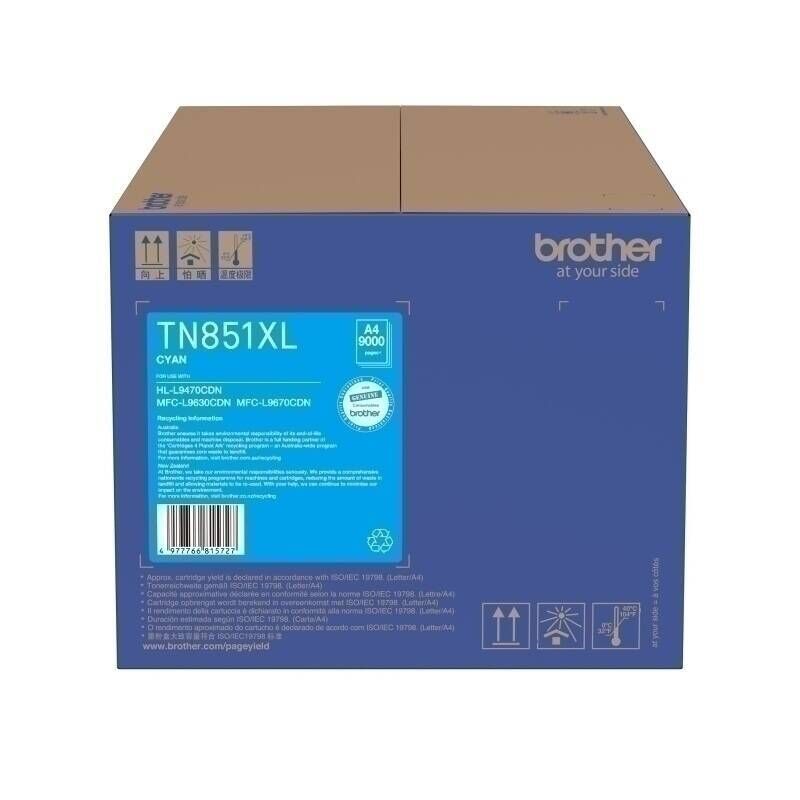 Brother TN851XLC Cyan Toner