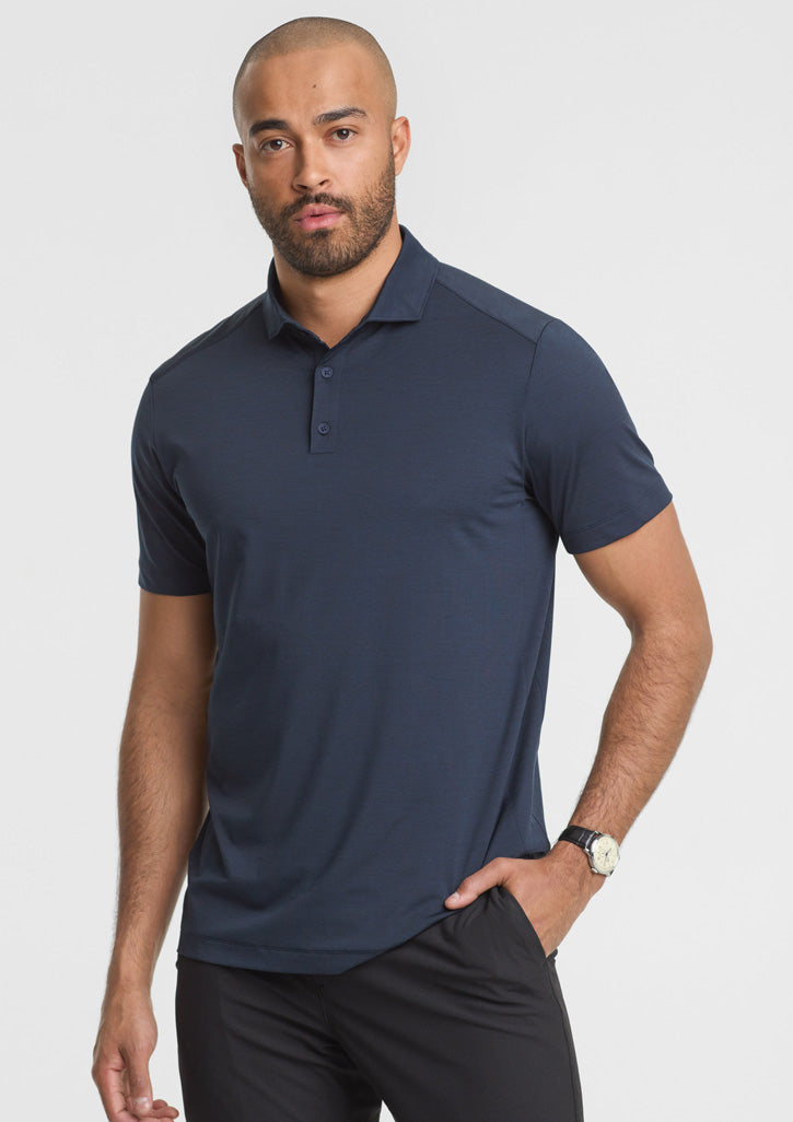 Phoenix Mens Short Sleeve Polo - Navy