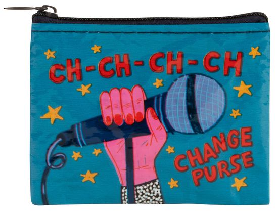 Blue Q Coin Purse - CH-CH-CH-CH Change Purse