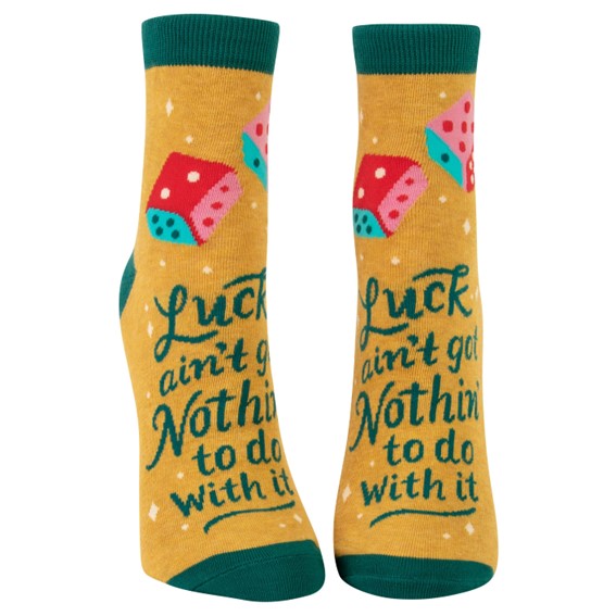 Ankle Socks - Luck Ain't Nothin'