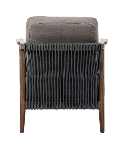 Accent Chair - Ashly Ash/Rope/Fabric (70 X 86 X 81cm)