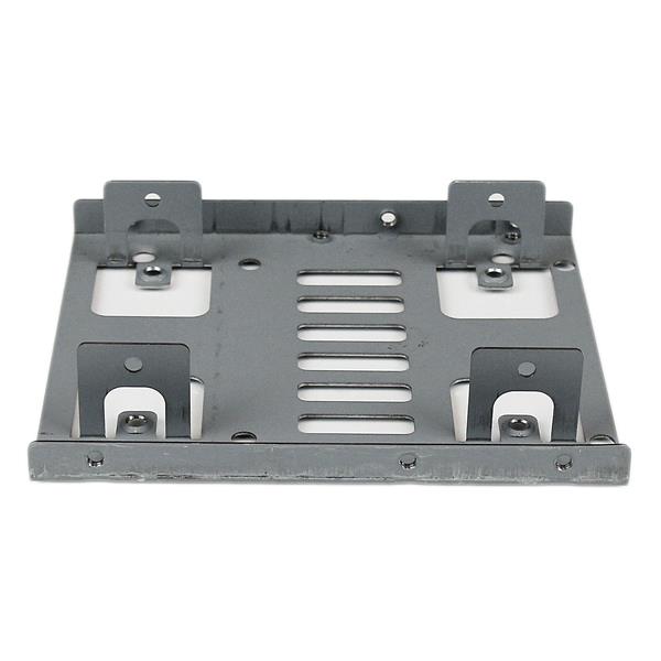 Dual 2.5” SATA HDD/SSD to 3.5” Bay Mounting Bracket Adapter