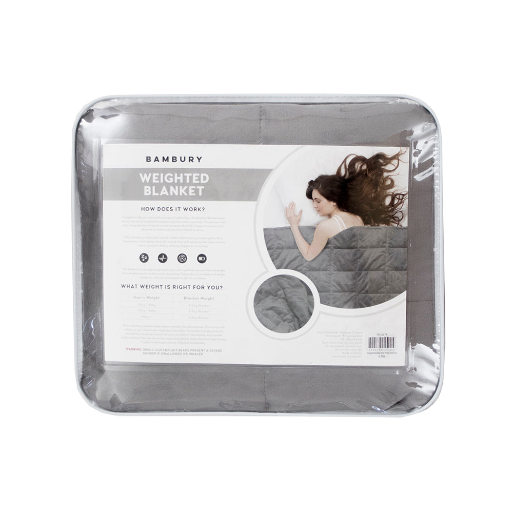Weighted Blanket 140x210cm 9kg- Bambury