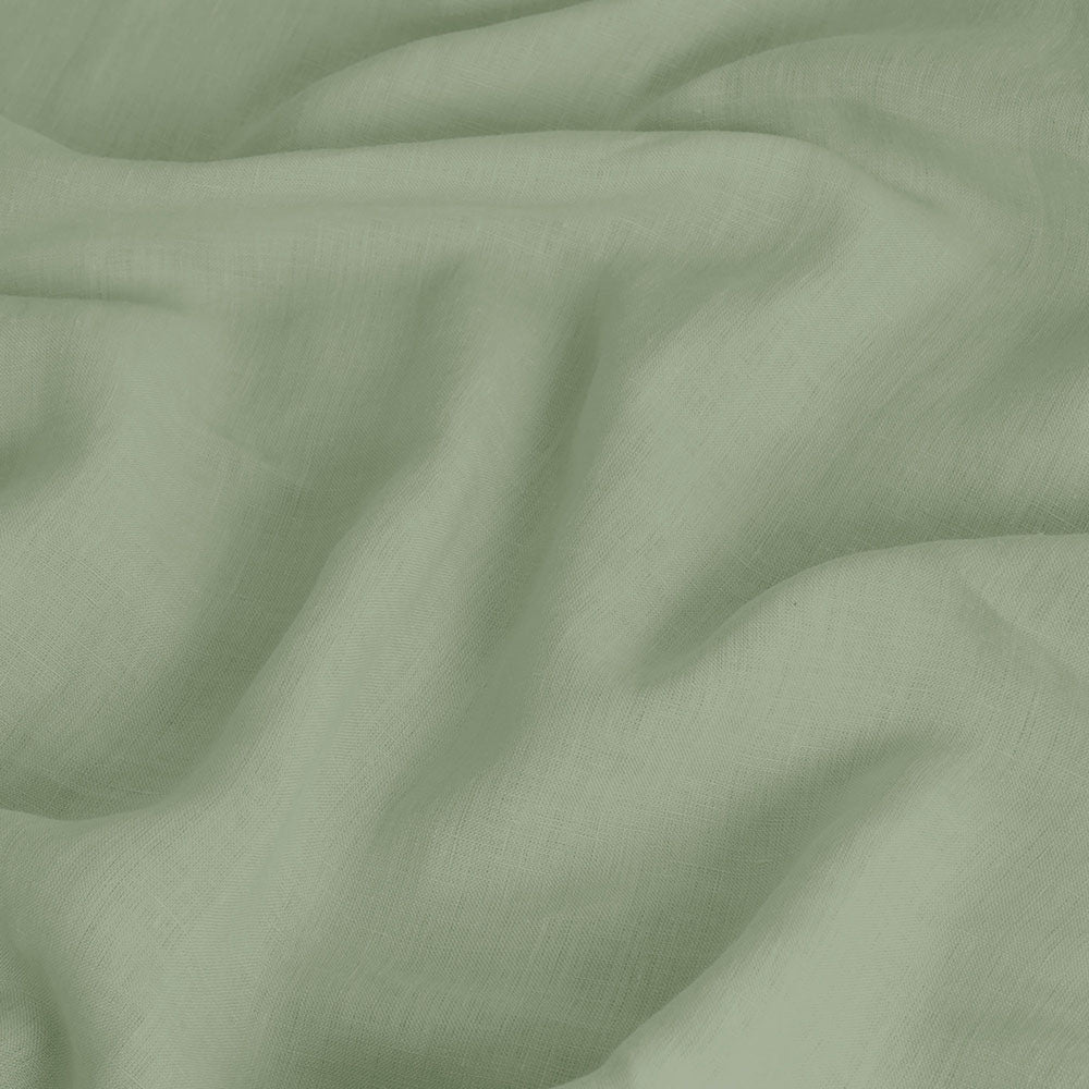 Double Bed Linen Quilt / Duvet Cover Set Sage - BAMBURY