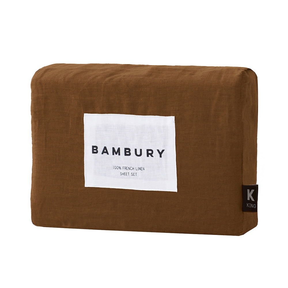 King Linen Sheet Set Hazel- Bambury