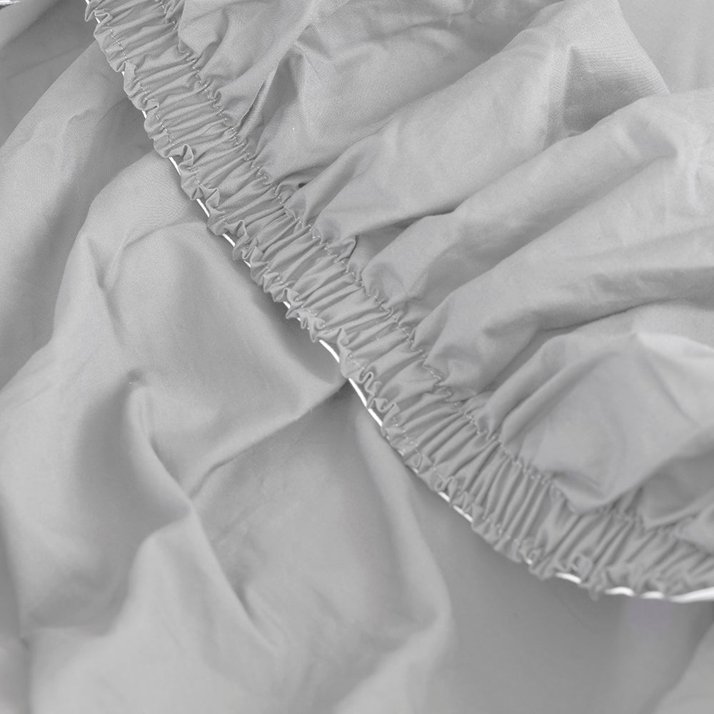 Queen Tru Fit Sheet Set Silver- Bambury