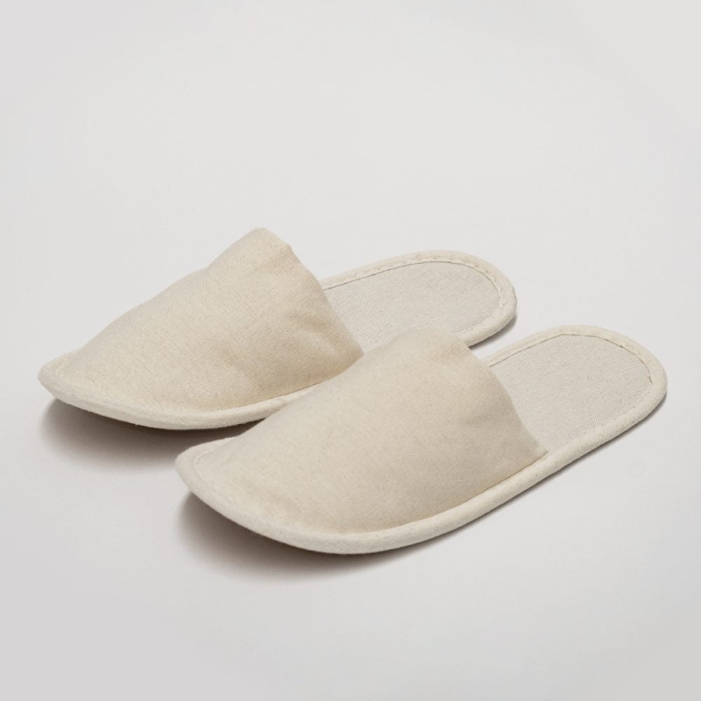 Eco Slippers - Weavers Closed Toe (Natural Colour)