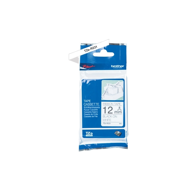 Tape Blk on White TZER231