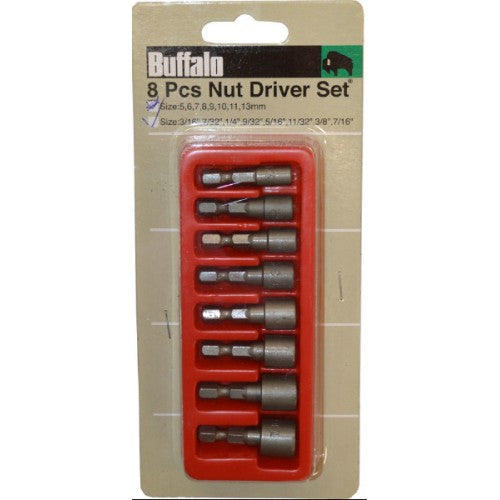Nut Driver Set 8 Pce Nd8bs