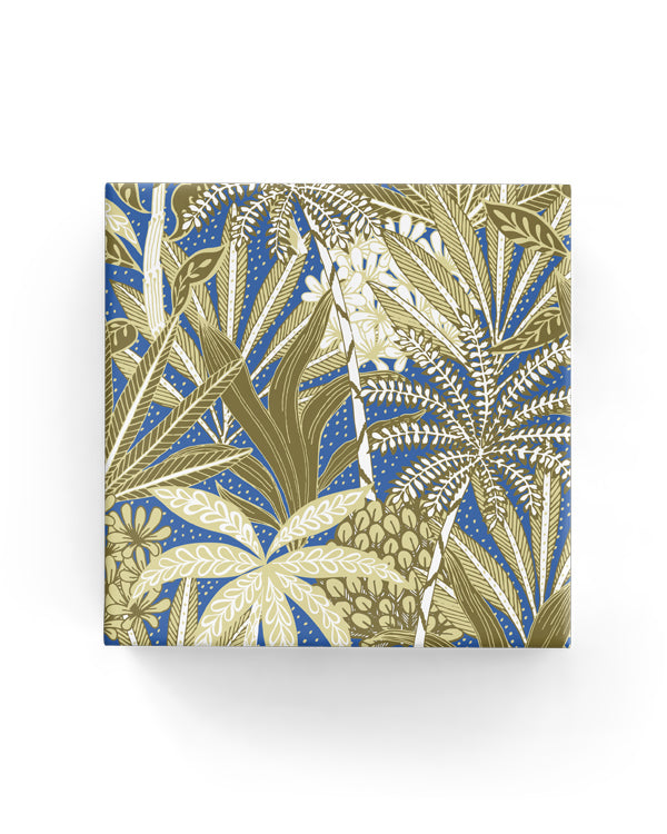 Wrap - Botanical Gardens pn Matte Olive Blue (60cm x 40mtrs)