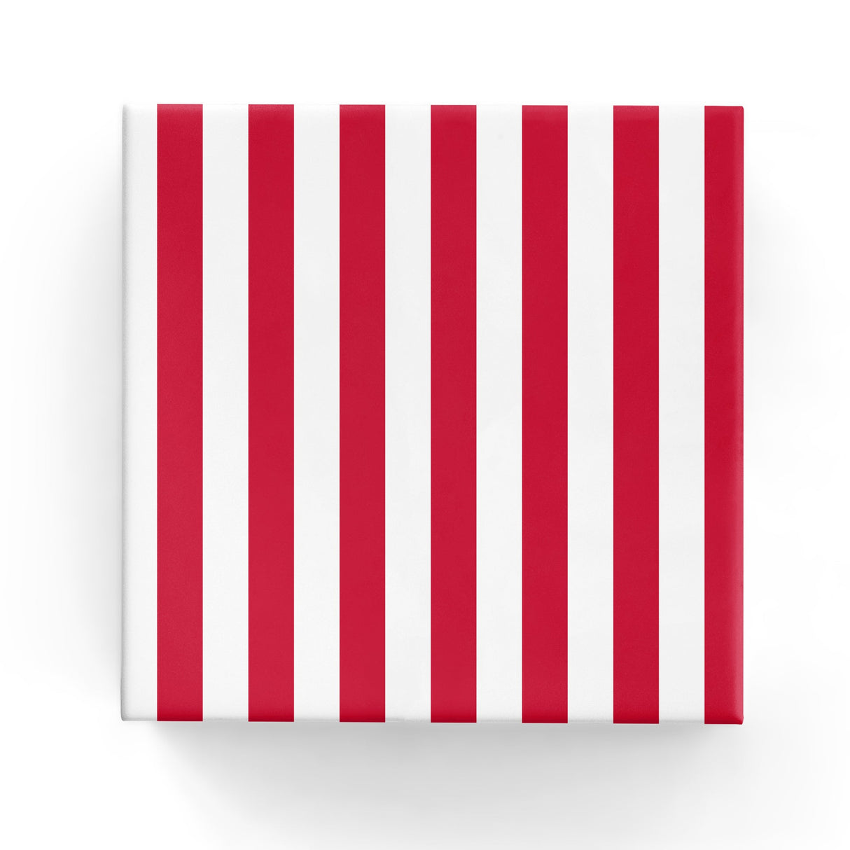 Wrap - Cafe Stripes on Matte Rich Red (60cm x 40mtrs)