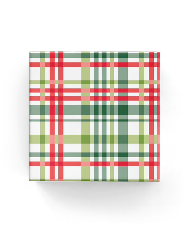Wrap - Madras Check Red Green (60cm x 40mtrs)