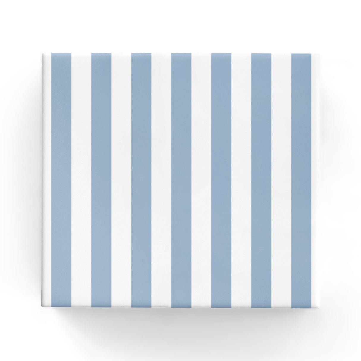 Wrap - Cafe Stripes on Matte French Blue (60cm x 40mtrs)