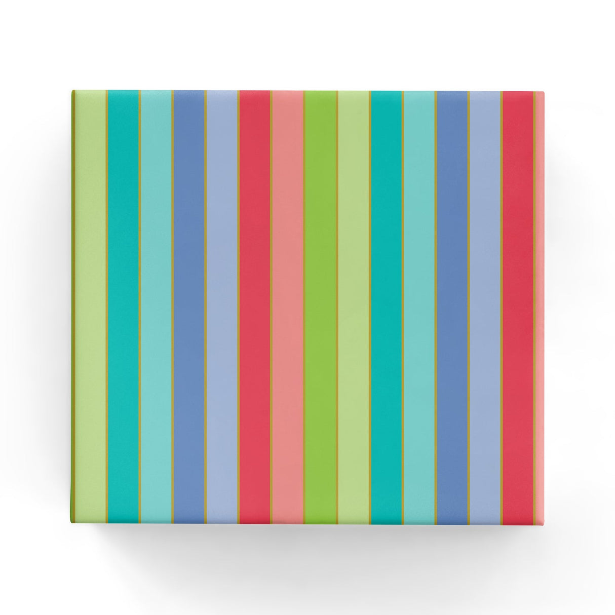 Wrap - Merry Stripes Bright (60cm x 40mtrs)