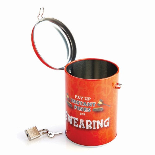 Money Tin - Swearing Fines (7.7 x 7.7 x 10.7cm)