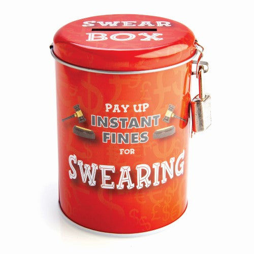 Money Tin - Swearing Fines (7.7 x 7.7 x 10.7cm)