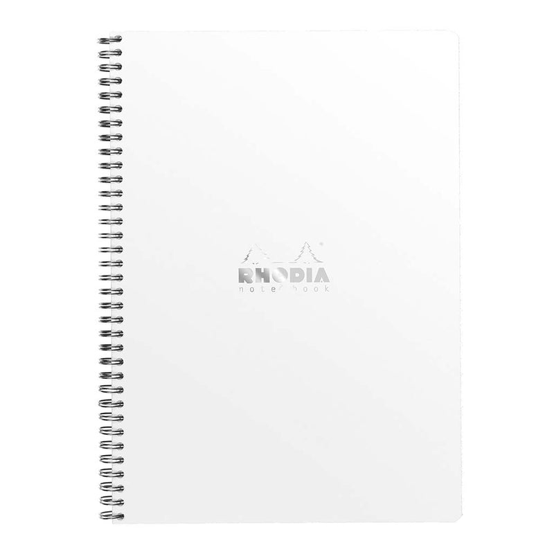 Rhodia Classic Notebook Spiral A4+ Lined White