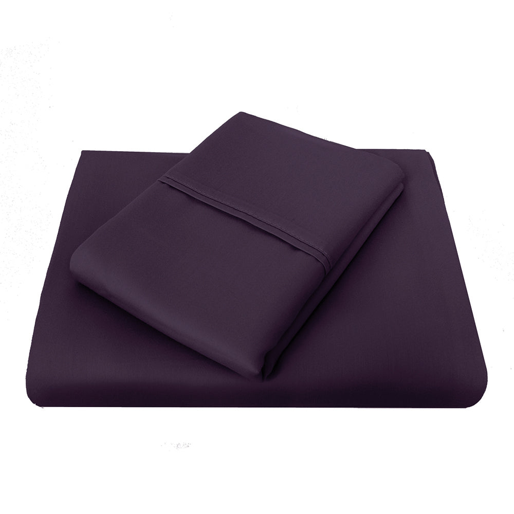 1000TC Sheet Set Purple Queen- Bambury
