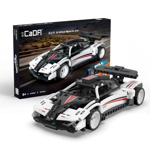 Building Brick Car - CADA Z-WIND BRICK SPORT CAR PULL BACK
