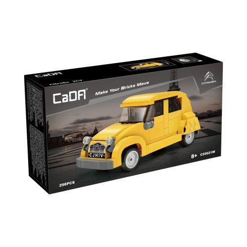 Brick Car - CADA 1:24 BRICK CITREON 2CV RETRO CAR