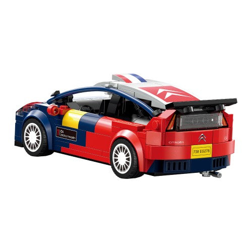 Brick Car - CADA 1:24 BRICK 2008 CITREON C4 WRC CAR
